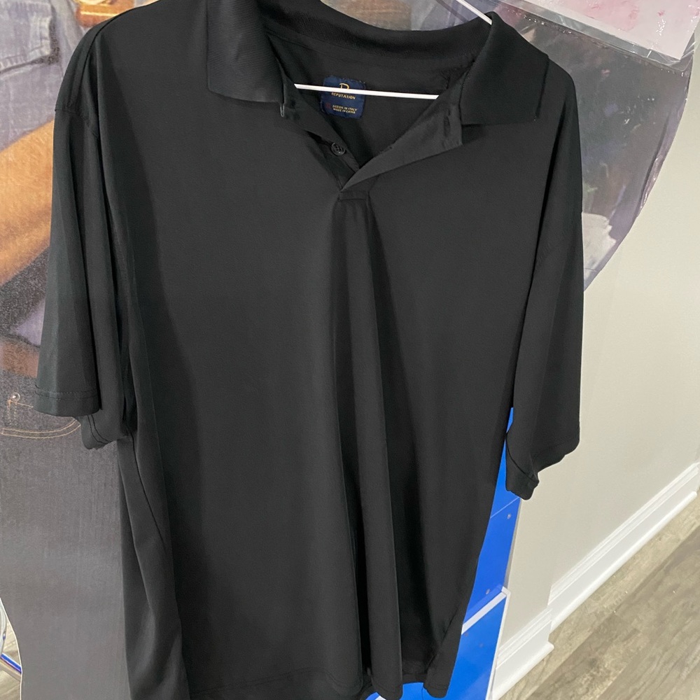 Men’s XL black polo